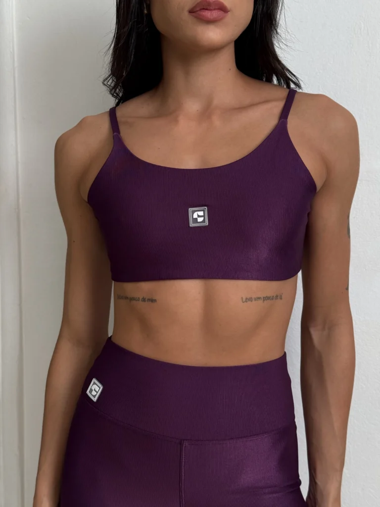 Top fitness Duda Wonder deluxe - detalhe frontal