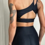 Top fitness Olivia Wonder preto - vista das costas